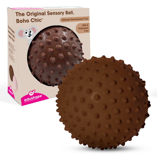 The Original Sensory Ball, Opaque in Boho Chic (Brown)