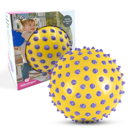 The Original Sensory Ball, Color Dots (Yellow & Purple)