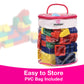 Flexi Edu-Blocks, 2 1/2'', reusable bag (52 pc)